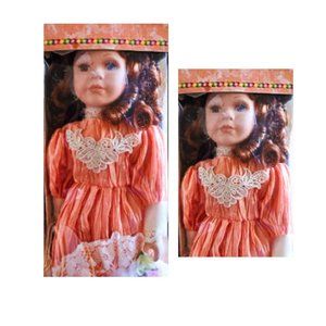 Limited Edition Victorian Kinnex Porcelain Doll - Measures 15" tall